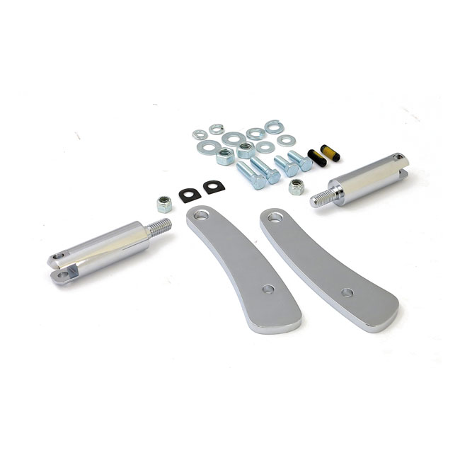 511306 Adjustable Dyna highway peg mount kit, chrome www