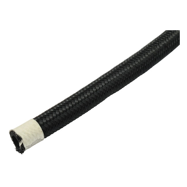 515293 Braided hose 3/8" (10mm). Black nylon www