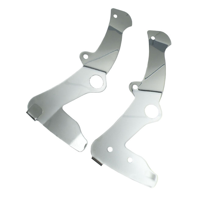 516935 Softail, rear frame cover set. Chrome www