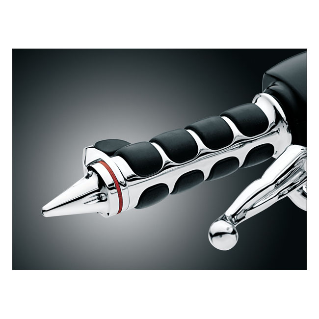 Kuryakyn Stiletto grip end caps chrome Downtown American Motorcycles