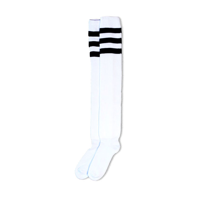 562972 American Socks Ultra high Old School triple black striped