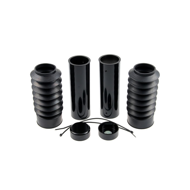 599100 CultWerk, 6piece fork tube cover kit. Gloss black www