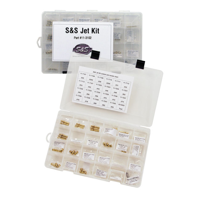 902002 S&S, carburetor jet kit. Assortment box www