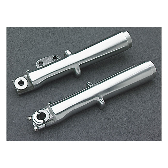 908884 FL lower fork leg set, single disc. Polished www