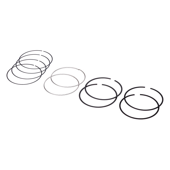 938821 Hastings, 107" M8 chrome piston ring set. STD www