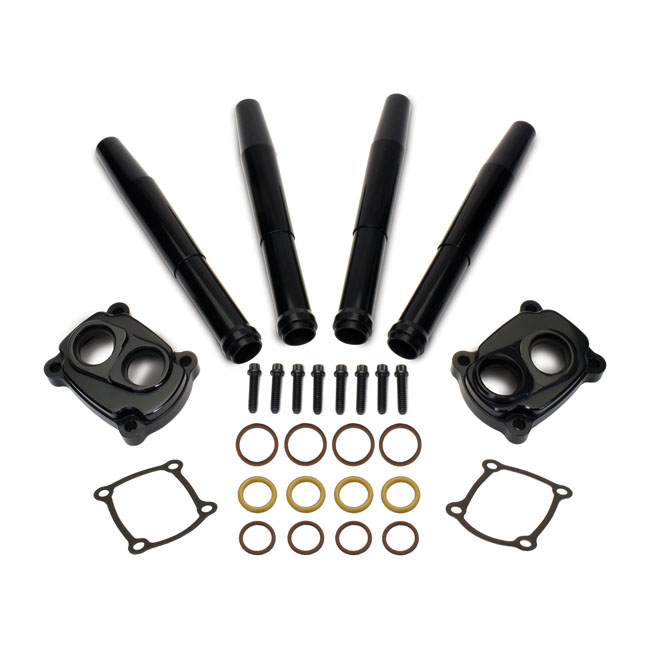 939479 JIMS, M8 low profile tappet and pushrod cover kit. Black www