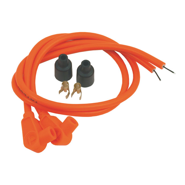 940338 Taylor, 8mm SpiroPro universal spark plug wire set. Orange