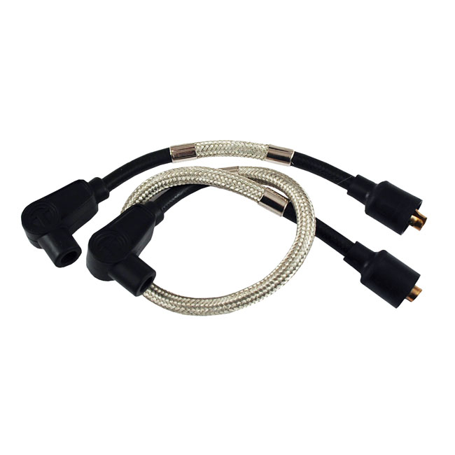 941434 Taylor, 8mm Pro braided stainless spark plug wire set www