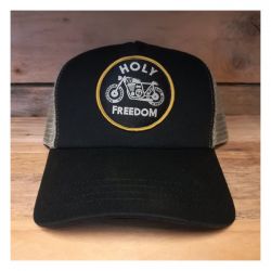 Holy Freedom FRDM Moto Motorcycle Bike Snapback Cap Grey Black Holy Freedom FRDM Moto Motorcycle Bike Snapback Cap Grey Black